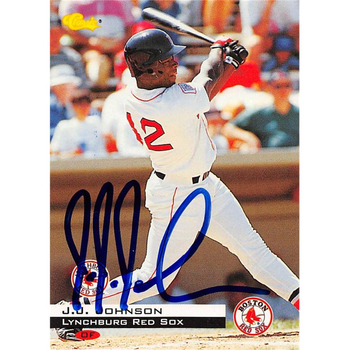 Autograph Warehouse 465846 J.J. Johnson Autographed Baseball Card&#44; Lynchburg Red Sox - 1994 Classic Rookie No.66