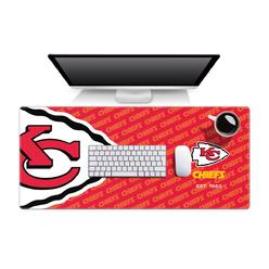 YouTheFan 1901062 35.4 x 15.7 in. Kansas City Chiefs Logo Desk Pad