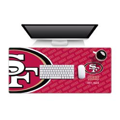 YouTheFan 1901185 35.4 x 15.7 in. San Francisco 49ers Logo Desk Pad
