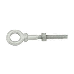 TC International 41060 0.25 x 2 in. Forged 1030 Carbon Steel Hot Dip Galvanized Shoulder Type Eye Bolts - Pack of 2