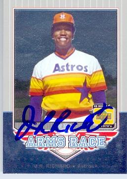 Autograph 190094 Houston Astros 2001 Upper Deck Decade No. Ar6 Arms Race JR Richard Autographed Baseball Card