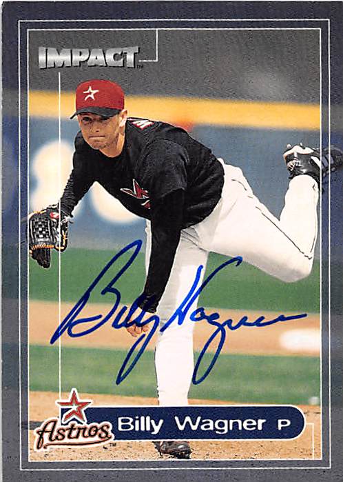 Autograph 223625 Houston Astros 2000 Fleer Impact No. 99 Billy Wagner Autographed Baseball Card