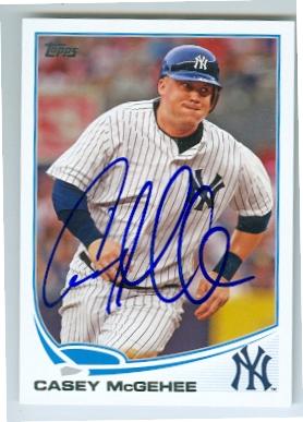 Autograph 223360 New York Yankees 2013 Topps No. 114 Casey Mcgehee Autographed Baseball Card