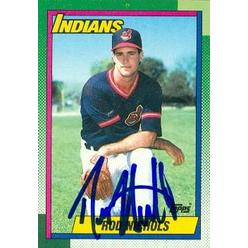 Autograph Warehouse 73099 Rod Nichols Autographed Baseball Card Cleveland Indians 1990 Topps No . 108