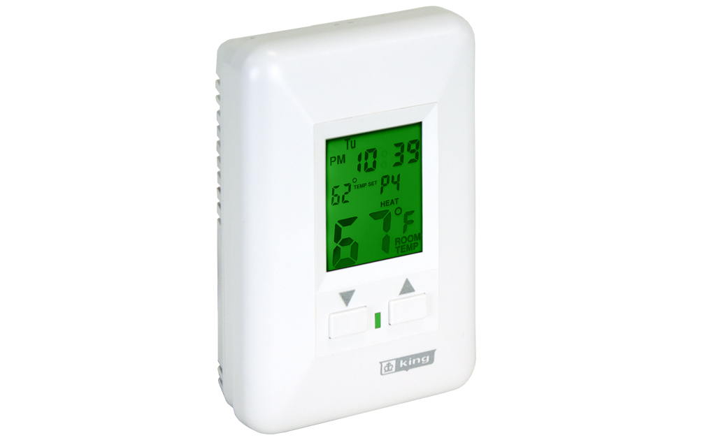 King Electric HWPT120 12.5A 120V Programmable 2 Circut Timer Programmable Thermostat