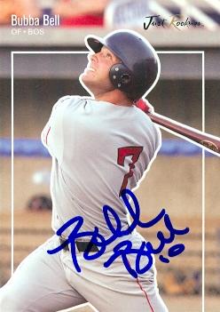 Autograph Warehouse 79376 Bubba Bell Autographed Baseball Card Minor League 2007 Just Rookies No .6