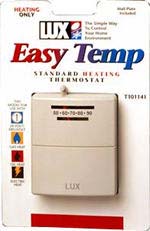 LUX Products Standard Heating Thermostat  T10-1141SA