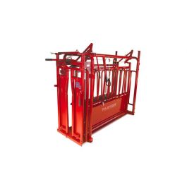 Tarter CCA Cattlemaster Series 3 Chute with Automatic Catch Headgate, Red