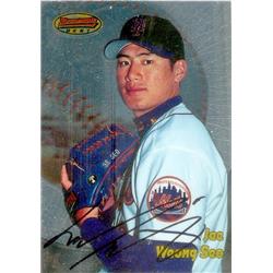 Autograph Warehouse 246596 Jae Weong Seo Autographed Baseball Card - New York Mets 1998 Topps Bowman Best - No. 106 Rookie