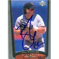 Autograph Warehouse 245889 Bill Mueller Autographed Baseball Card - San Francisco Giants 1999 Upper Deck - No. 199
