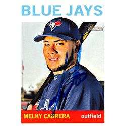 Autograph Warehouse 246017 Melky Cabrera Autographed Baseball Card - Toronto Blue Jays 2013 Topps Heritage - No. 150