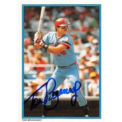 Autograph Warehouse 245072 Tom Brunansky Autographed Baseball Card - Minnesota Twins 1985 Topps All Star - No. 39