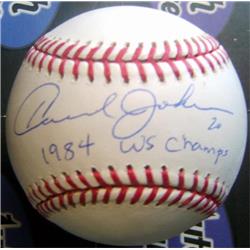 Autograph Warehouse 625180 Howard Johnson Autographed Baseball - Inscribed 1984 WS Champs - OMLB Detroit Tigers World Series Champion Hojo