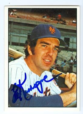 Autograph Warehouse Ed Kranepool autographed baseball card (New York Mets) 1975 SSPC No.10