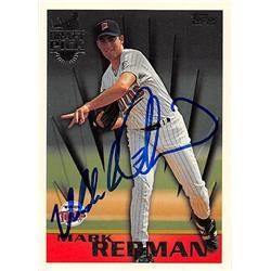 Autograph Warehouse 246399 Mark Redman Autographed Baseball Card 1996 Topps Draft Pick No. 14 - Minnesota Twins