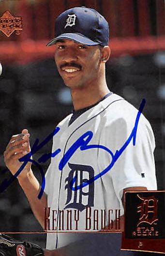 Autograph 125253 Detroit Tigers Ft 2001 Upper Deck Star Rookie No. 72 Kenny Baugh Autographed Baseball Card