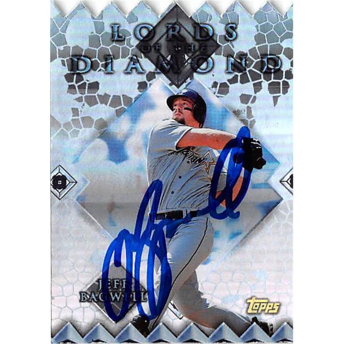 Autograph Warehouse 344699 Jeff Bagwell Autographed Baseball Card - Houston Astros&#44; SC 1998 Topps Lords of the Diamond No. LD6