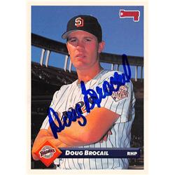 Autograph Warehouse 637491 Doug Brocail Autographed Baseball Card - San Diego Padres 1993 Donruss - No.418