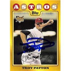 Autograph Warehouse 650224 Troy Patton Autographed Baseball Card - Houston Astros - 2008 Topps Kmart Gold Rookie No.RV12