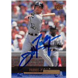 Autograph Warehouse 618853 Jim Parque Autographed Baseball Card - Chicago White Sox&#44; SC - 1999 Upper Deck No.78