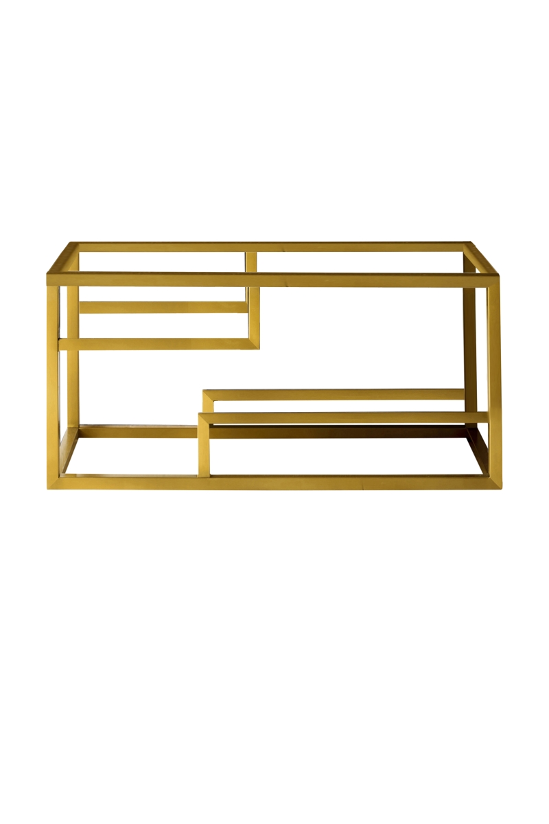 James Martin Furniture 389-B36-GLD 36 in. Columbia Base Cabinet, Radiant Gold