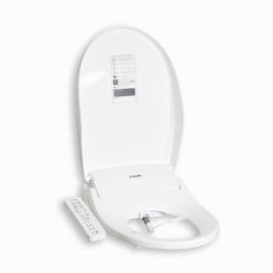 Hulife Home HLB-3000EC Electric Bidet Seat for Elongated Toilet with Unlimited Heated Water&#44; Heated Seat&#44; Warm Air Dryer & Touch Con