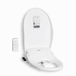 Hulife Home HLB-3000ER Electric Bidet Seat for Elongated Toilet with Unlimited Heated Water&#44; Heated Seat&#44; Warm Air Dryer & Wireless
