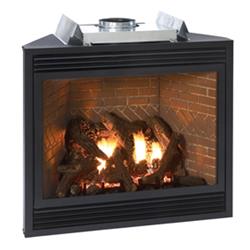 Empire DVX42FP91LP 42 in. Propane Direct-Vent Fireplace MF Blower with Dimmable Light