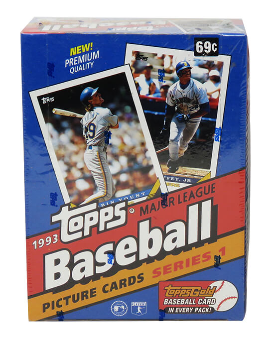 Schwartz Sports Memorabilia BX193TWF1 1993 Topps Series 1 Baseball Factory Sealed Wax Box - Pack of 36