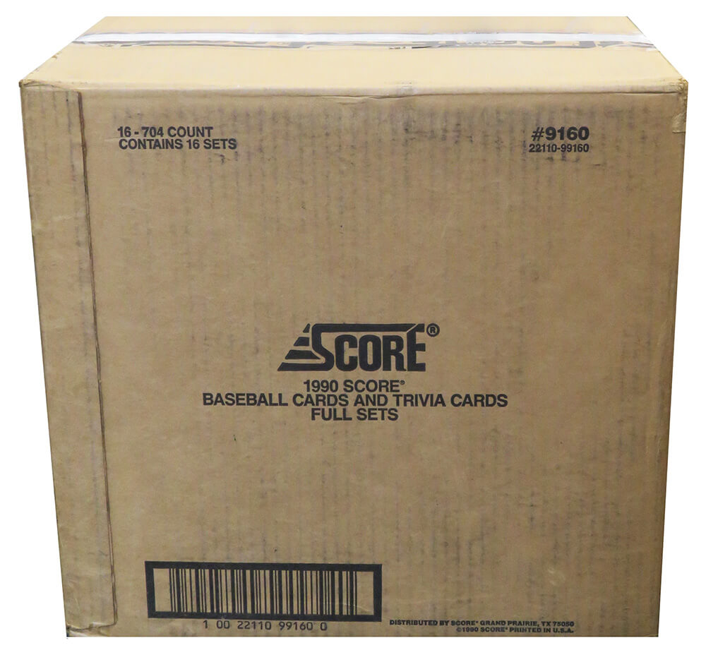 Schwartz Sports Memorabilia BX1C90SFS 1990 Score Baseball Factory Sealed Set for Thomas & Deion RCs - Set of 16