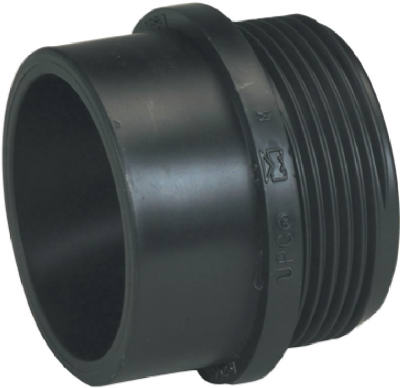 TotalTools Mueller Industries 53385 ABS & DWV Fitting Adapter&#44; Spigot x Male Iron Pipe - 2 in