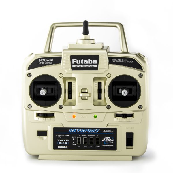 Futaba FUT01004361-3 4YF 4-Channel 2.4GHz FHSS Stick Radio System with R2004GF