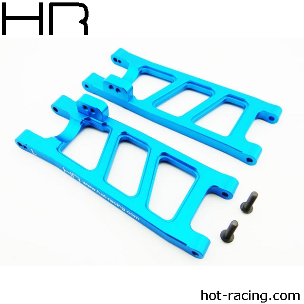 Hot Racing HRAECT5606 Aluminum Rear Arm ECX Spare Parts Set&#44; Blue