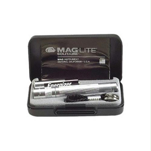 Mag Lite K3A102 Mag-Lite Solitaire Pres Box Silver