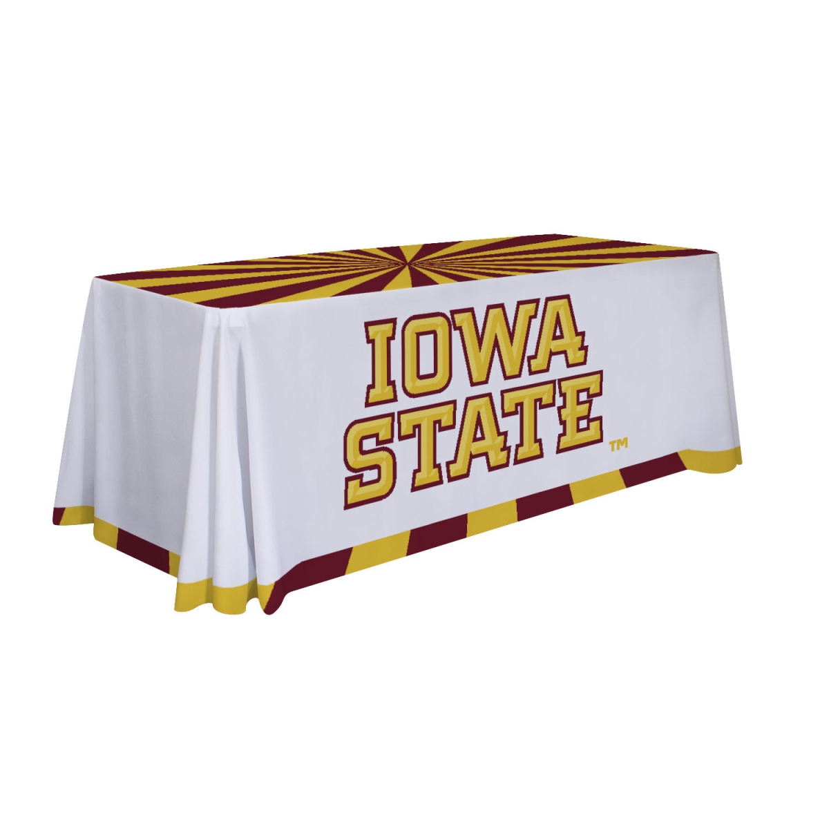 Showdown Displays Victory Corps - Iowa State Cyclones  6  ft. Dye Sublimated Table Throw