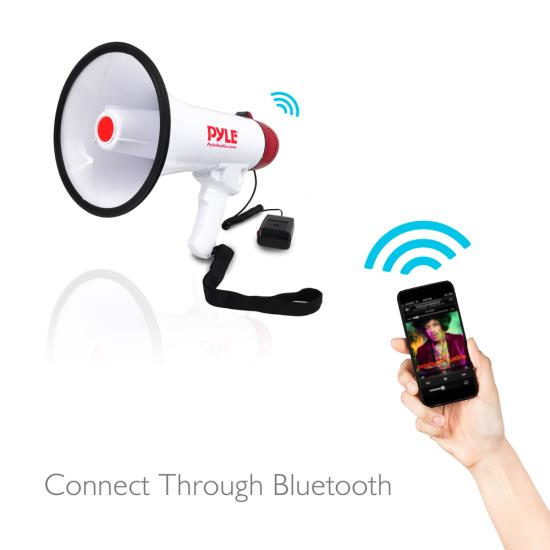 Pyle PMP42BT Bluetooth Megaphone Bullhorn with AUX 3.5mm. Input