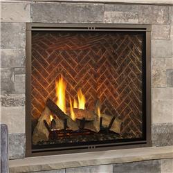 Majestic Pet Majestic MARQ42IN-B 42 in. Marquis II Top Direct Vent Fireplace with IntelliFire Touch ignition Natural Gas
