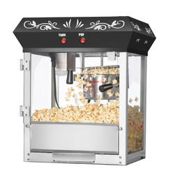 Great Northern Popcorn Company 83-DT5641 6111 Black Foundation Top Popcorn Popper Machine - 4 oz