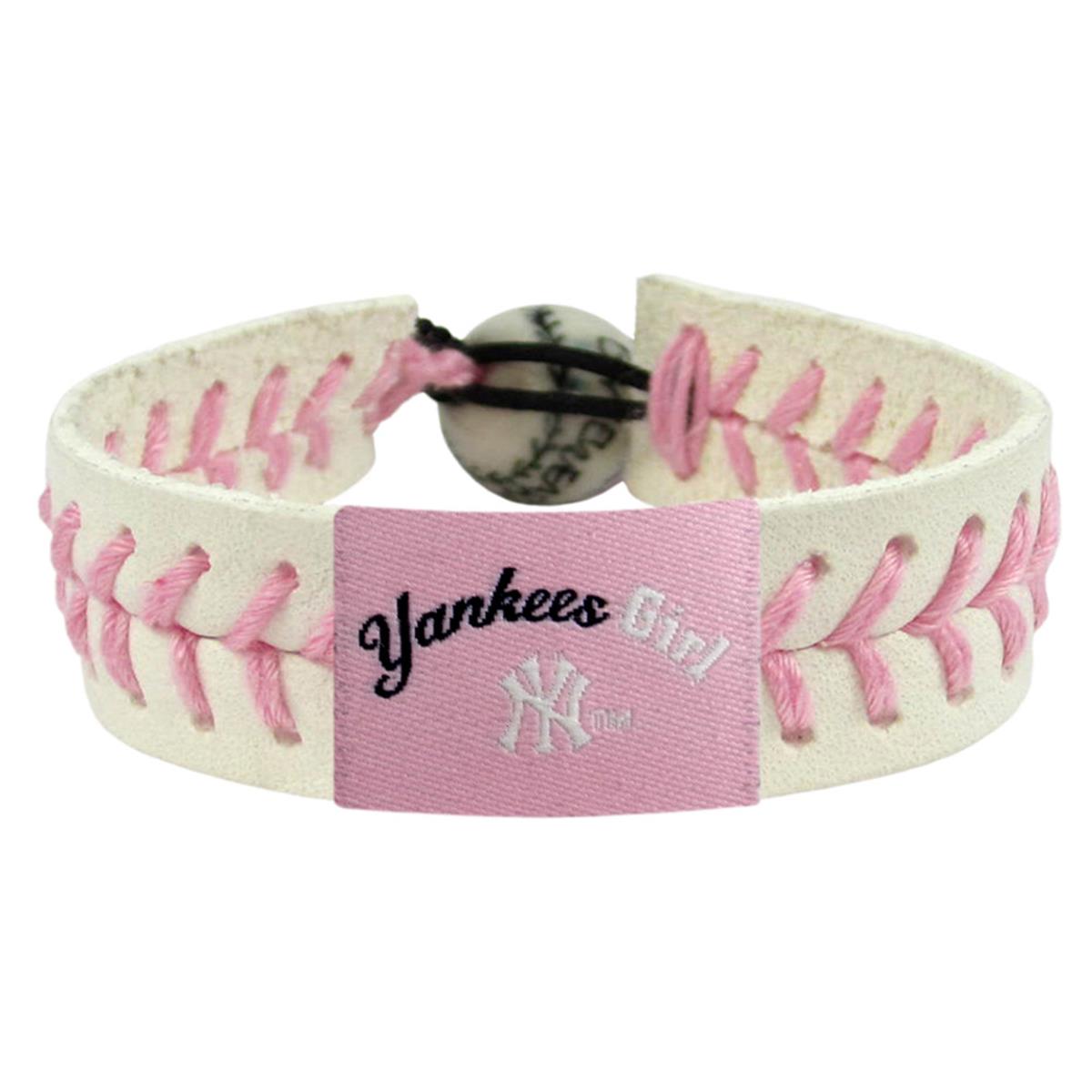 GAMEWEAR New York Yankees Bracelet Baseball Pink Yankee Girl
