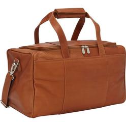 Piel Leather Traveler\'s Select Xs Duffel Bag, Saddle, One Size