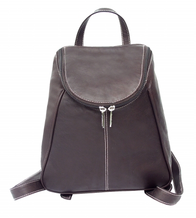 Piel 2466-CHC Chocolate Ladies Backpack