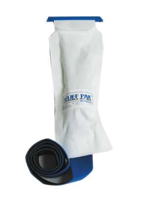FABRICATION ENTERPRISES 11-1241 Relief Pak Insulated Ice Bag- Hook-Loop Band- Small - 5 x 13 in.