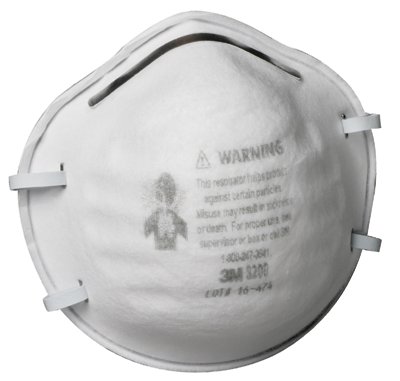 3M OH&amp;ESD 142-8200 3M Particulate Respirator 8200 N95