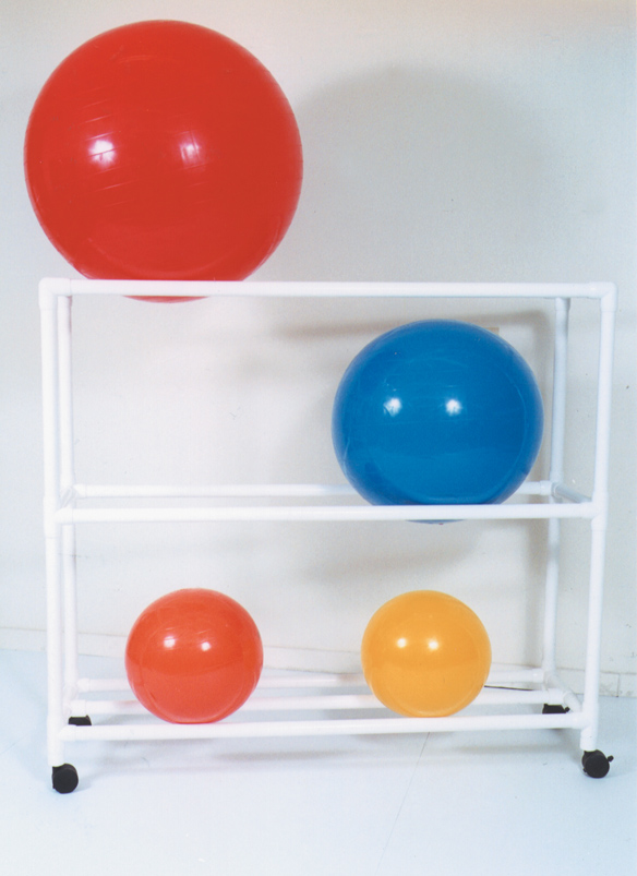 MJM International 7015 Ball Rack Mobile Ball Rack With Casters