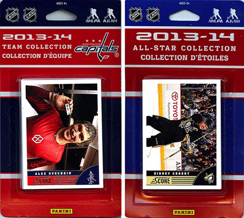 CandICollectables CAPITALS13 NHL Washington Capitals Licensed 2013-14 Score Team Set & All-Star Set