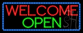 The Sign Store Everything Neon L100-9323 Welcome Open Animated LED Sign 13