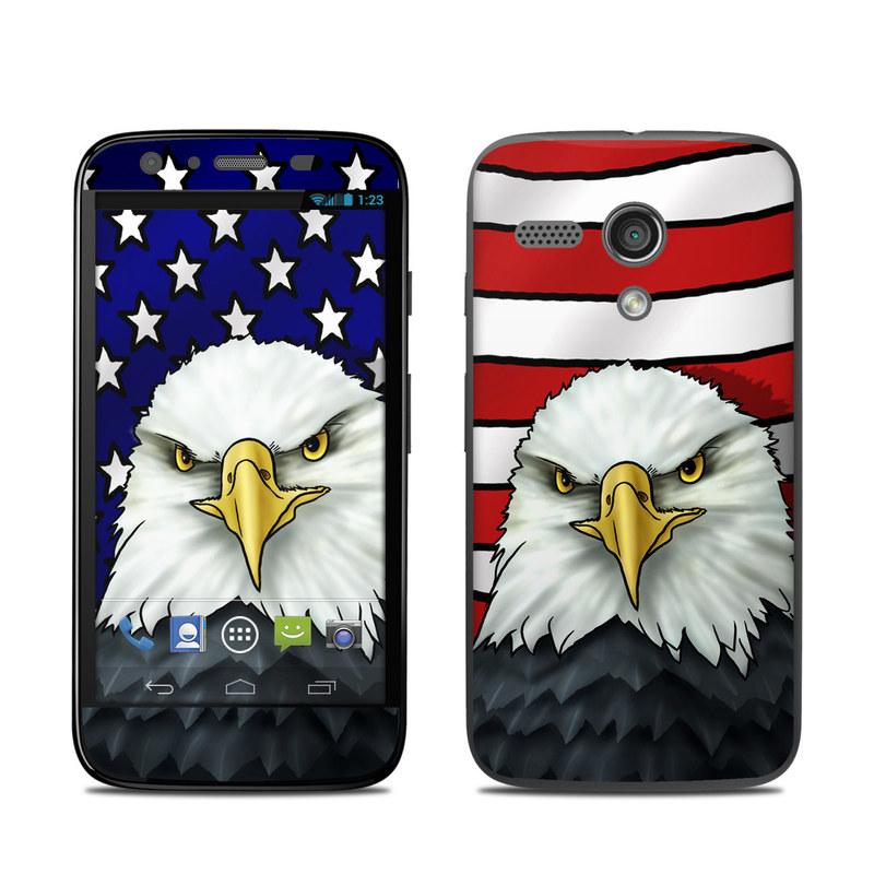 DecalGirl MOMG-AMERICANEAGLE Motorola Moto G Skin - American Eagle