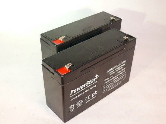 POWERSTAR AGM612-2Pack9 6V 12Ah Casil CA6120 SLA Battery- 3 Year Warranty