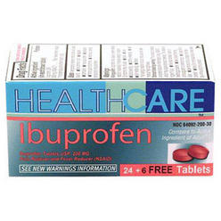 Great Lakes 9221580200 200 mg. Health Care Ibuprofen Tablets- 30 Count