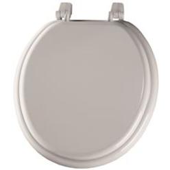 Bemis Products Bemis TY-0366922 Bemis Toilet Seat Round Front with Cover Wood, White